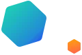 Blue orange hexas